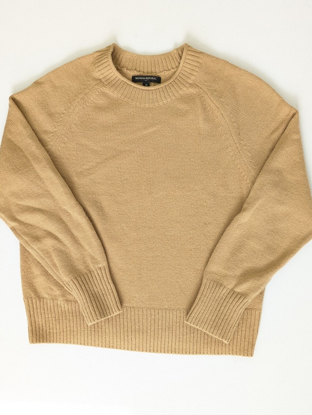 Banana Republic Men's Camel Crewneck Sweater